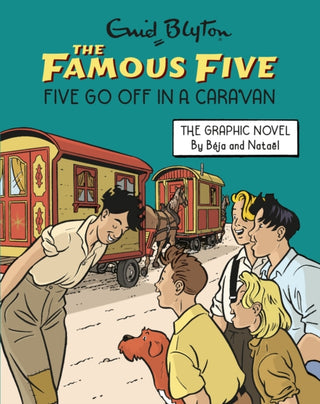 Cover image for 9781444981773 - Famous Five Graphic Novel: Five Go Off in a Caravan