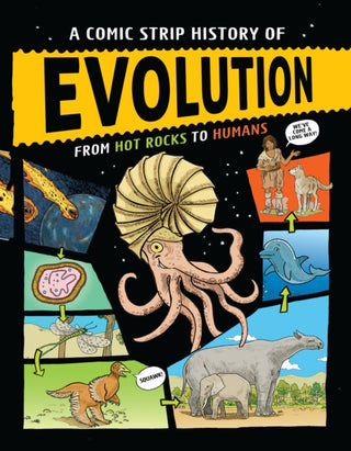 Cover image for 9781445192543 - A Comic Strip History of Evolution