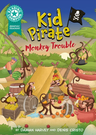Cover image for 9781445193151 - Reading Champion: Graphics: Kid Pirate: Monkey Trouble