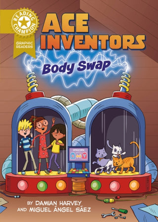 Cover image for 9781445193878 - Reading Champion: Ace Inventors Inc: Body Swap