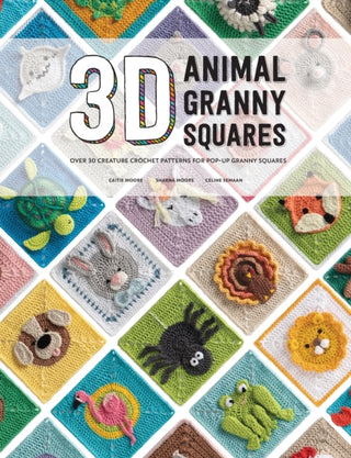 Cover image for 9781446309483 - 3D Animal Granny Squares