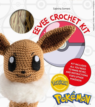 Cover image for 9781446309605 - PokeMon Crochet Eevee Book & Kit