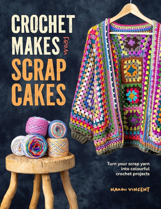Supplemental image for 9781446313626 - Crochet Makes from Scrap Cakes