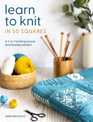 Supplemental image for 9781446315125 - Learn to Knit in 50 Squares