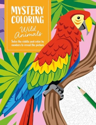 Cover image for 9781446316221 - Mystery Coloring Wild Animals