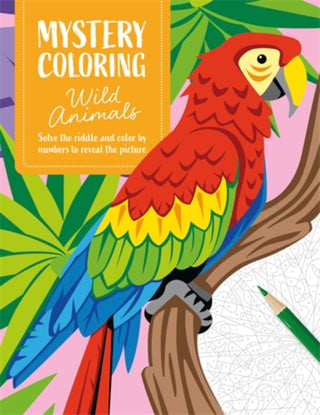 Cover image for 9781446316221 - Mystery Coloring Wild Animals