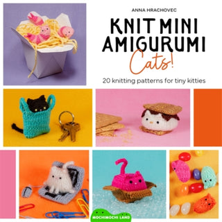 Cover image for 9781446317143 - Knit Mini Amigurumi Cats!