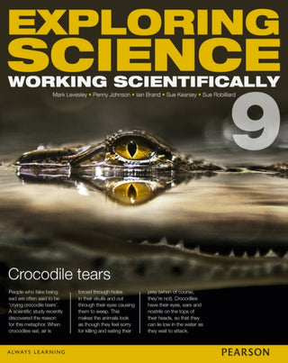 Supplemental image for 9781447959625 - Exploring Science: Working Scientifically Year 9 (Exploring Science 4)
