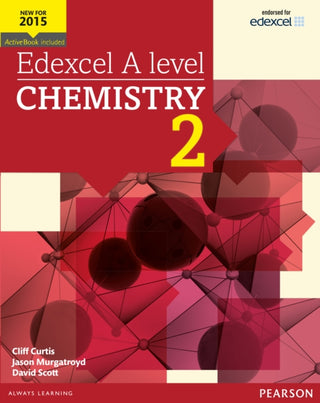 Cover image for 9781447991175 - Edexcel A level Chemistry Student Book 2 + ActiveBook