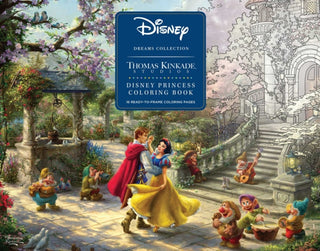 Supplemental image for 9781449497071 - Disney Dreams Collection Thomas Kinkade Studios Disney Princess Coloring Poster