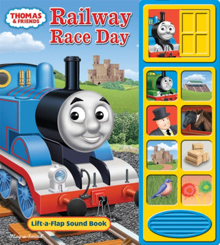 Supplemental image for 9781450833172 - Thomas & Friends: Railway Race Day Lift-a-Flap Sound Book