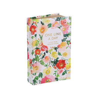 Cover image for 9781452164618 - Floral One Line a Day: A Five-Year Memory Book