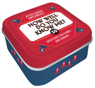 Cover image for 9781452178240 - After Dinner Amusements: How Well Do You Know Me?