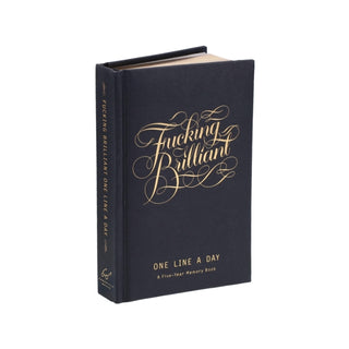 Cover image for 9781452180915 - Fucking Brilliant One Line a Day