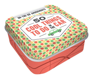 Cover image for 9781452183015 - On-the-Go Amusements: 50 Cool Things to Do in the Car