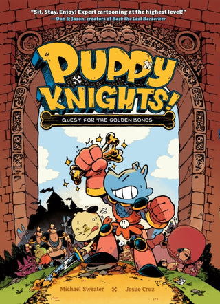 Cover image for 9781454946953 - Puppy Knights: Quest for the Golden Bones