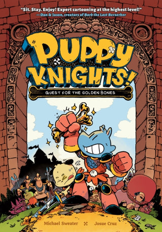 Cover image for 9781454946960 - Puppy Knights: Quest for the Golden Bones