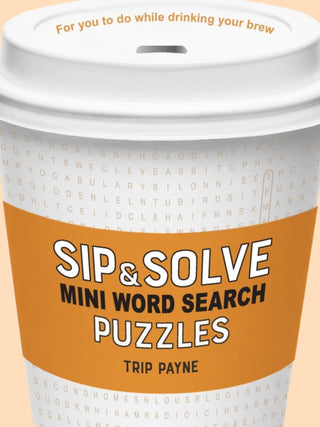 Supplemental image for 9781454948049 - Sip & Solve Mini Word Search Puzzles