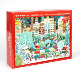 Cover image for 9781454948209 - New York City Christmas at Union Square Greenmarket Jigsaw Puzzle
