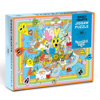 Cover image for 9781454952756 - Sweet Hearts 500-Piece Jigsaw Puzzle