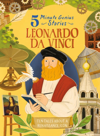 Cover image for 9781454961697 - Leonardo da Vinci: 5-Minute Genius Stories
