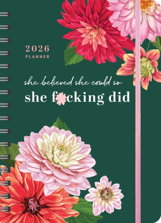 Cover image for 9781464229671 - 2026 She Believed She Could So She F*cking Did Planner