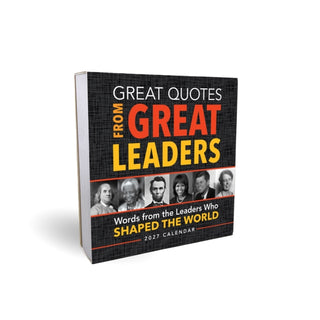 Cover image for 9781464262180 - 2027 Great Quotes From Great Leaders Boxed Calendar