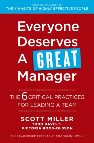 Cover image for 9781471181917 - Everyone Deserves a Great Manager