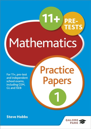 Cover image for 9781471849268 - 11+ Maths Practice Papers 1