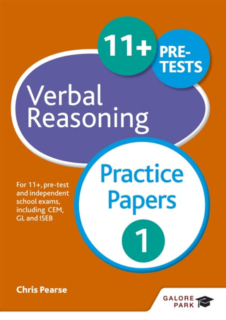 Cover image for 9781471849299 - 11+ Verbal Reasoning Practice Papers 1