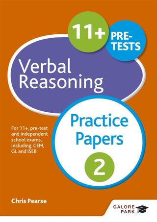 Cover image for 9781471869068 - 11+ Verbal Reasoning Practice Papers 2