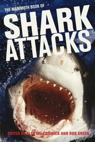 Cover image for 9781472100290 - Mammoth Book of Shark Attacks, The