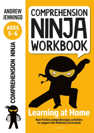 Cover image for 9781472984999 - Comprehension Ninja Workbook for Ages 5-6