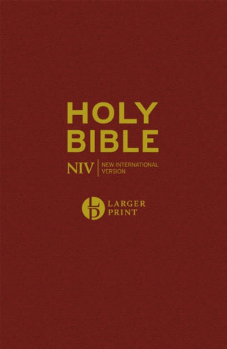 Cover image for 9781473651562 - NIV Larger Print Burgundy Hardback Bible