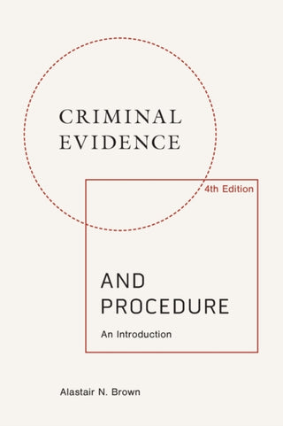 Cover image for 9781474494663 - Criminal Evidence and Procedure: An Introduction