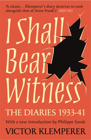 Cover image for 9781474623179 - I Shall Bear Witness