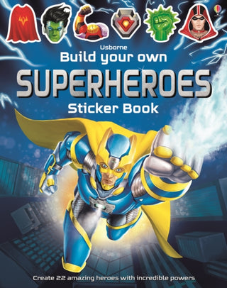 Supplemental image for 9781474918961 - Build Your Own Superheroes Sticker Book