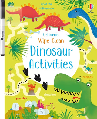 Cover image for 9781474919012 - Wipe-Clean Dinosaur Activities