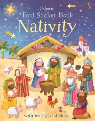 Supplemental image for 9781474919074 - First Sticker Book Nativity