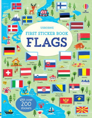 Supplemental image for 9781474937030 - First Sticker Book Flags
