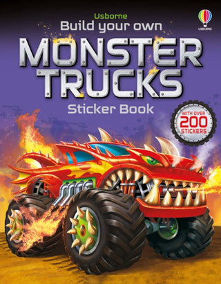 Cover image for 9781474937504 - Build Your Own Monster Trucks Sticker Book