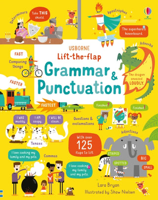 Cover image for 9781474950657 - Lift-the-Flap Grammar and Punctuation