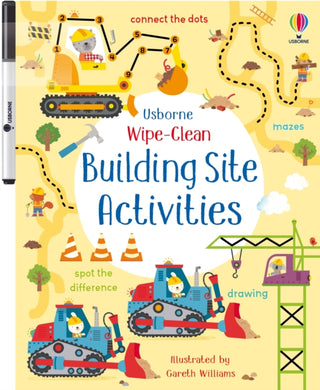 Cover image for 9781474951654 - Wipe-Clean Building Site Activities