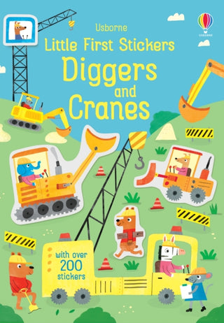 Cover image for 9781474952255 - Little First Stickers Diggers and Cranes