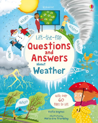 Cover image for 9781474953030 - Lift-the-flap Questions and Answers about Weather