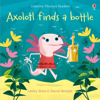 Supplemental image for 9781474959483 - Axolotl finds a bottle