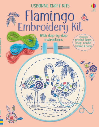Cover image for 9781474959643 - Embroidery Kit: Flamingo
