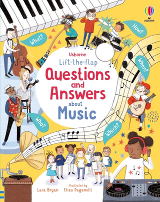 Cover image for 9781474959964 - Lift-the-flap Questions and Answers About Music