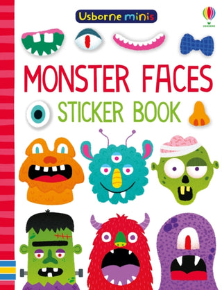 Cover image for 9781474960311 - Monster Faces Sticker Book