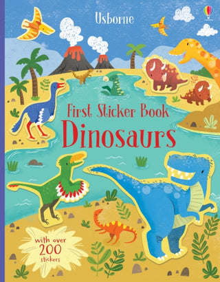 Supplemental image for 9781474968263 - First Sticker Book Dinosaurs